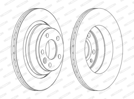 Диск гальмівний FERODO DDF1698C