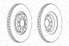 Тормозной диск FERODO DDF1705C1 (фото 1)