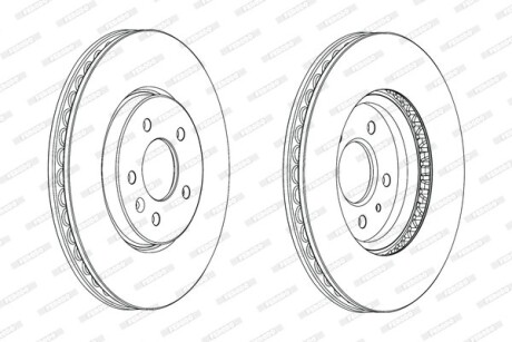 Гальмівний диск FERODO DDF2191C-1