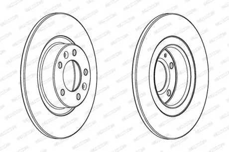 Диск тормозной FERODO DDF2297C