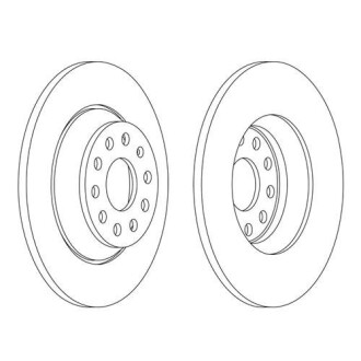 Тормозной диск FERODO DDF2506C