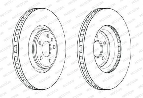 Тормозной диск FERODO DDF2598C-1