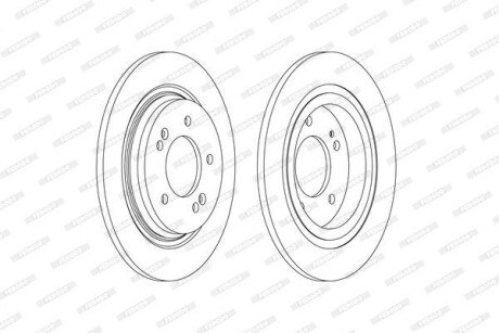 Диск гальмівний FERODO DDF2604C