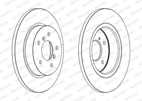 Диск гальмівний FERODO DDF2683C