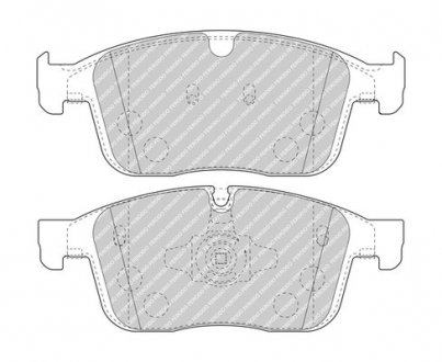 Гальмівні колодки дискові FERODO FDB4943 (фото 1)