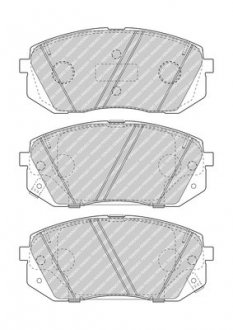 Колодки тормозные дисковые (комплект 4 шт) FERODO FDB5039