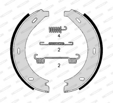 Колодки гальмівні барабанні FERODO FSB4306