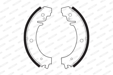 Комплект барабанних гальмівних колодок FERODO FSB59