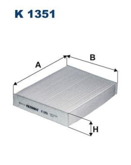 Фильтр салона FILTRON K1351