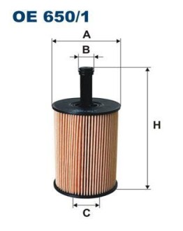 Фильтр масляный VAG 1.2-3.2 i/TDI 00-17 FILTRON OE6501 (фото 1)