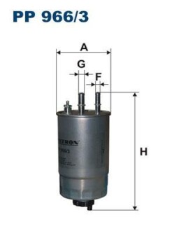 Топливный фильтр FILTRON PP966/3