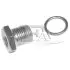 FISCHER К-т пробка піддону (злив мастила) M16X1,5 L=16,5mm OAS 005+шайба 968.330  CITROEN,PEUGEOT,RENAULT 732.120.011