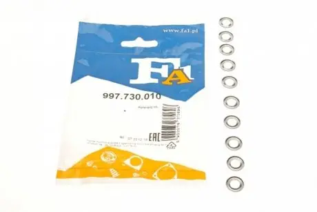 Шайба під форсунку Citroen/Peugeot 1.8D/1.9D (7.0x13.5x1) (к-кт 10шт) Fischer Automotive One (FA1) 997.730.010