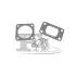 FISCHER VW К-кт. прокладок турбины LT 28-55 2.4 TD 82-93 Fischer Automotive One (FA1) KT110510E (фото 1)