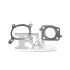 Комплект прокладок турбіни MITSUBISHI Pajero Sport 99-09, L200 96-06 Fischer Automotive One (FA1) KT740110E (фото 1)