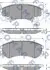 Колодки гальмівні дискові (комплект 4 шт) FOMAR FO 684381 (фото 1)