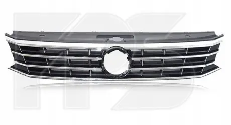 Решетка радиатора (черн. хром) верх. молдинг (сервый металик)VW Passat B8 (USA) FPS FP 7442 990