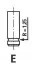 Клапан впускний L12A1 29*5.5*115 2.0 16V Honda Honda Accord CD,CE 93-98 FRECCIA R4900/SNT (фото 1)