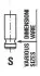 Клапан двигателя выпускной FRECCIA R6404/RNT (фото 1)