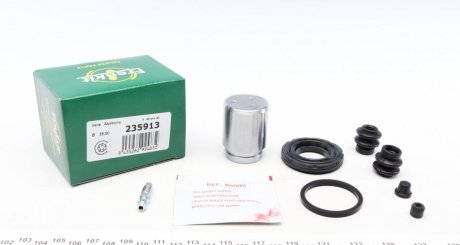 Ремкомплект супорта (заднього) Nissan Cube/Juke/Qashqai/X-Trail 07- (d=35mm) (Akebono) (+поршень) FRENKIT 235913