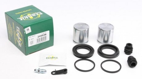 Ремкомплект суппорта (переднего) Hyundai Santa Fe/Kia Sorento 06- (d=45mm) (+2 поршня) (Mando) FRENKIT 245936