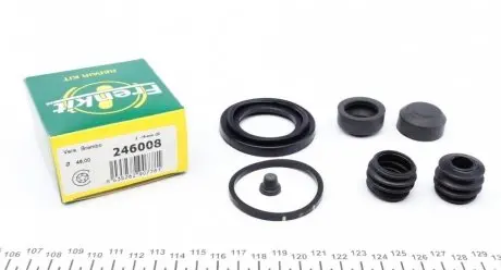 Ремкомплект супорта (заднього) Fiat Ducato/ Peugeot Boxer/ Citroen Jumper 02- (d=46mm) (Brembo) FRENKIT 246008