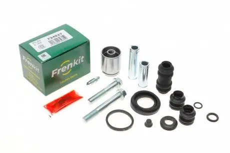 Ремкомплект супорту (заднього) Kia Carens 96-02 (d=34mm) (Kpw) (+поршень/напрямна) FRENKIT 734027 (фото 1)