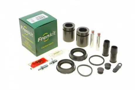 Ремкомплект супорта (переднього) BMW 5 (E60/E61) 04- (d=42mm) (+2 поршня/напрямна) (Ate) FRENKIT 742211