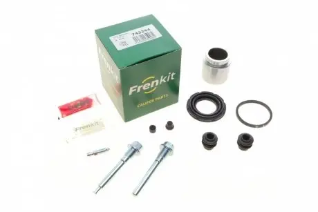 Ремкомплект супорта (заднього) Nissan Qashqai 07- (d=43mm) (+ поршень/напрямна) (Akebono) FRENKIT 743244