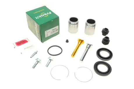 Ремкомплект суппорта (переднего) Infiniti QX56 05-14 (d=44mm) (+2поршни/направляющая) (Akebono) FRENKIT 744301