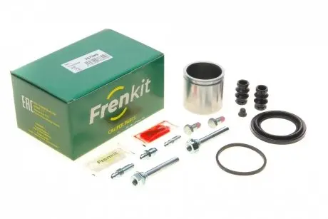 Ремкомплект супорта (переднього) Peugeot 407 04-11 (d=57mm)(TRW)(+ поршен/направляюча)SuperKit FRENKIT 757289
