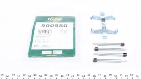 Планка супорта (заднього) прижимна (к-кт) Volvo S70/V70 97-02 (Ate) FRENKIT 900980