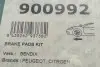 Планка супорта (переднього) прижимна (к-кт) Citroen Saxo 96-04/Peugeot 205/305/405 79-98 (Bendix) FRENKIT 900992 (фото 6)