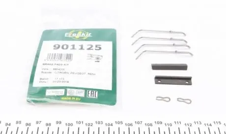 Планка супорта (заднього) прижимна (к-кт) Renault Clio 91-06 (Bendix) FRENKIT 901125