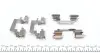 Планка суппорта (переднего) прижимная (к-кт) Citroen C8/Peugeot 407/807 02- (Lucas) FRENKIT 901230 (фото 2)