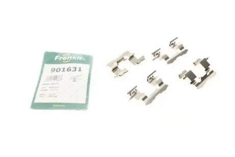 Планка супорта (переднього) притискна (к-кт) Toyota Corolla/IQ/Prius/Yaris 99-15 (Advi/Akebono) FRENKIT 901631