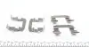 Планка суппорта (переднего) прижимная (к-кт) Kia Sorento 02-(Ate) FRENKIT 901664 (фото 2)