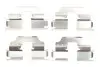 Планка суппорта (заднего) прижимная (к-кт) Renault Scenic III/Megane III 1.2-2.0dCi 08- (Lucas) FRENKIT 901773 (фото 1)