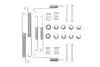 Комплект пружинок колодок ручника Renault Logan 1.4-1.6 05- (Lucas) FRENKIT 950678 (фото 1)