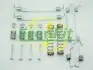 Комплект пружинок колодок ручника Citroen C2/C3/C4/Peugeot 208/301 02- (203x38) (Bosch) FRENKIT 950835 (фото 1)