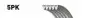 Дорожный ремень Gates 5PK1290 (фото 1)