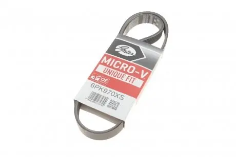 Ремінь генератора Mazda 6 2.5 13-/Toyota Corolla 1.4 D 04-14 Gates 6PK970XS