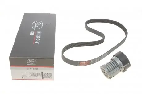 Комплект ременя генератора Audi A2/Seat Ibiza/Skoda Fabia/VW Golf/Polo 1.4/1.6/1.6FSI 97-15 (6PK1078) Gates K036PK1078