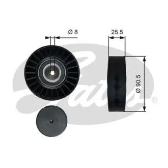 Обвідний ролик Gates T36005