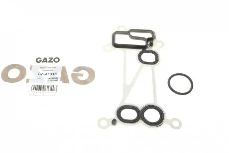 Прокладка масляного радиатора BMW 3 (E90)/5 (F10)/7 (F01-F04)/X5 (E70)/X6 (E71/E72) 08- N57 D30A (к-кт) Gazo GZ-A1318