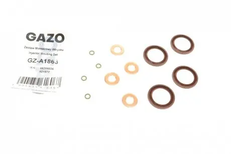 Ремкомплект форсунки Opel Astra H/Combo 1.3 CDTI 05-11 (к-кт на 4шт) Gazo GZ-A1863