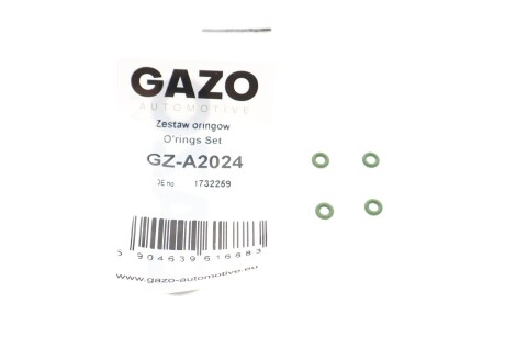 Прокладка форсунки ущільнююча Ford/Citroen/Peugeot 1.6 HDi 09- (кільце) (к-кт 4шт) Gazo GZ-A2024