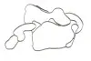 Прокладка радіатора масляного Land Rover/Range Rover III 3.6 D 06-13 (к-кт) Gazo GZ-A2150 (фото 3)
