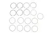 Кільця поршневі VW Caddy II/III 1.4 95-06 (76.50mm/STD) (к-кт) Gazo GZ-A3015 (фото 1)