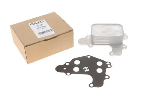 Радіатор масляний Citroen Berlingo/C3/C4/Peugeot 208/308 1.2THP/PureTech (теплообмінник) Gazo GZ-F1105